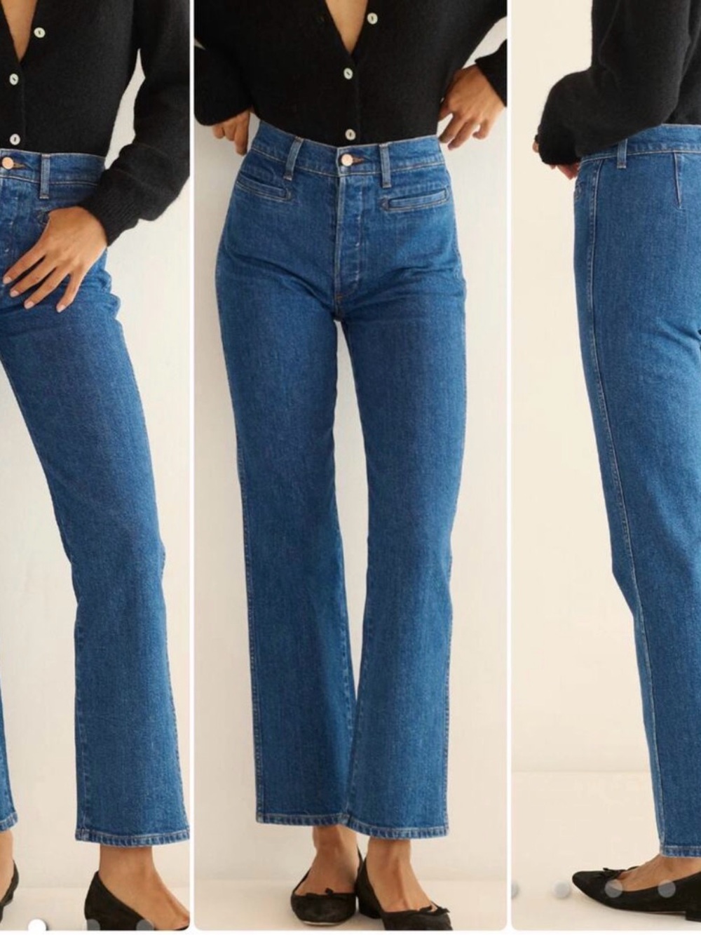 NWT Doen Nikita Jeans Rousseau wash
